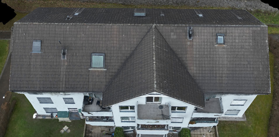 Dachvermessung mit Drohnen - Steildach